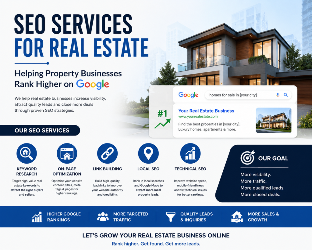 best Seo services for real estate businesses 