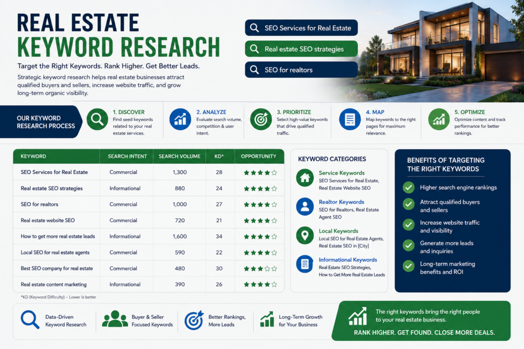 Keyword research  for real estate   