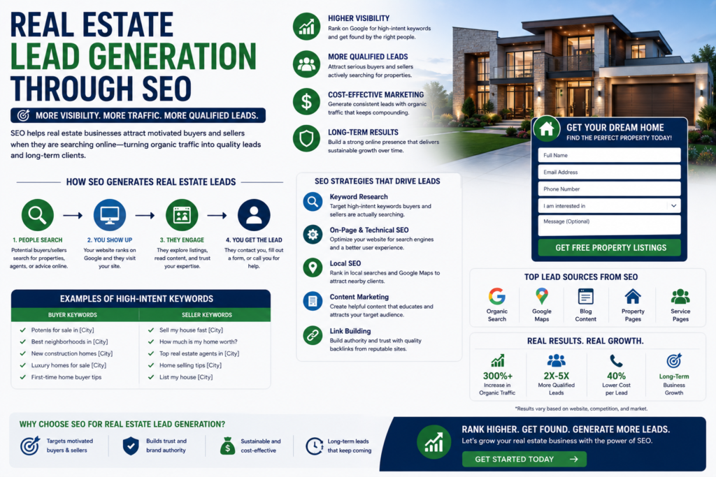 generates quality leads for real estate 