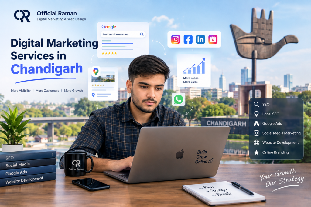 Digital Marketing Services in Chandigarh | Official Raman